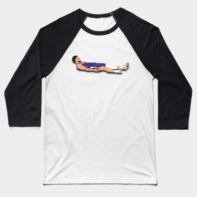 Devin Booker Phoenix Suns Baseball T-Shirt by xavierjfong